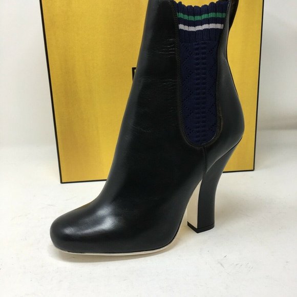 Fendi Shoes | New Black Heels Boots 